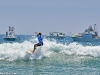 Sally Fitzgibbons wins the womens final of the 2011 Nike US Open of Surfing