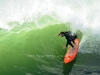 surfer on a longboard