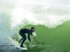 surfer riding a wave