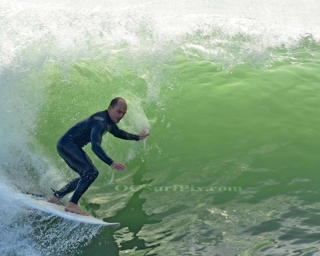 Surfer at Huntington Beach 