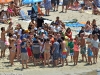 US Open 2011 surfer is met by the fans.